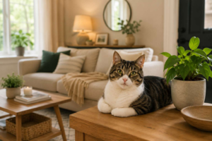 Cat Care + Home Check Visit